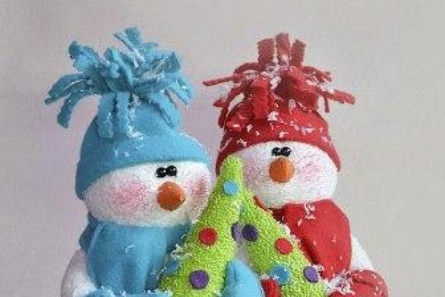 Поделка снеговик из подручных материалов на новый год своими руками, мастер-классы с пошаговыми инструкциями Как сделать снеговика из картона своими руками
